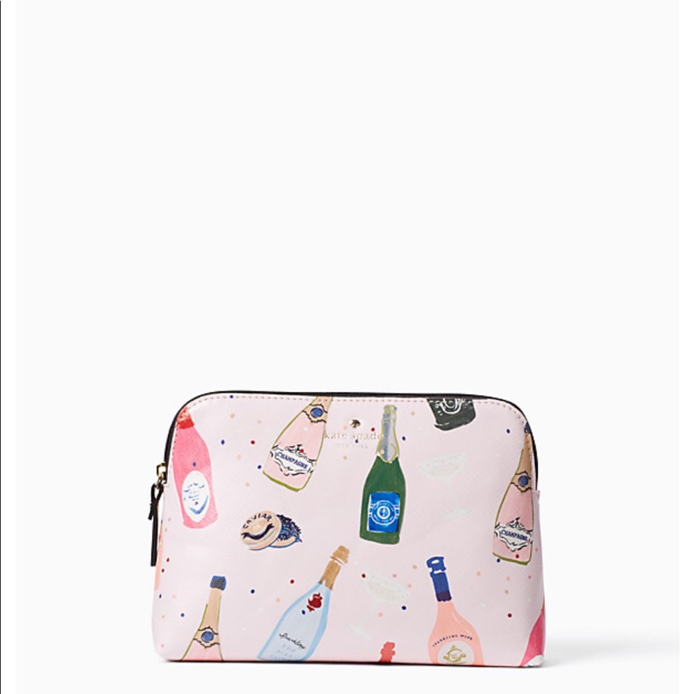 NWT Briley Champagne Small Cosmetic bag